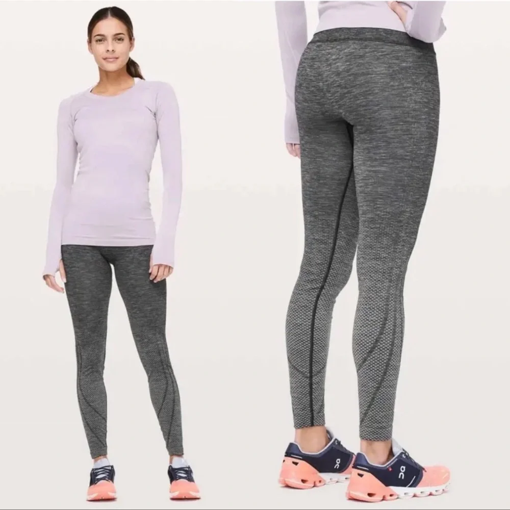 Lululemon Ready To Run Tight Evanescent Lunar Rock Black